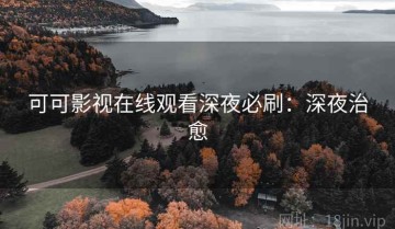 可可影视在线观看深夜必刷：深夜治愈