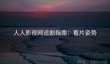 人人影视网追剧指南：看片姿势