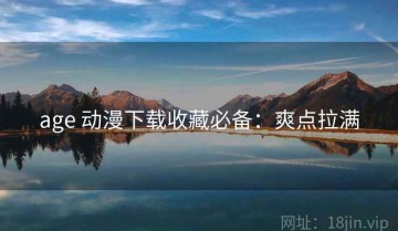 age 动漫下载收藏必备：爽点拉满